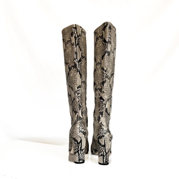 Cole Haan Glenda Snake Embossed Boots 5.5 - Picture 8 of 15